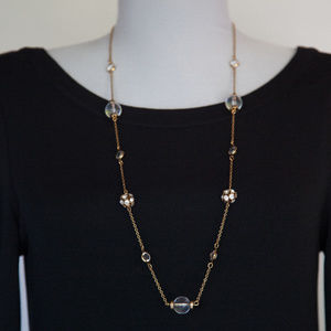 J. Crew Crystal Beaded Necklace
